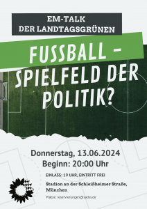Max Deisenhofer Fußball Spielfeld der Politik