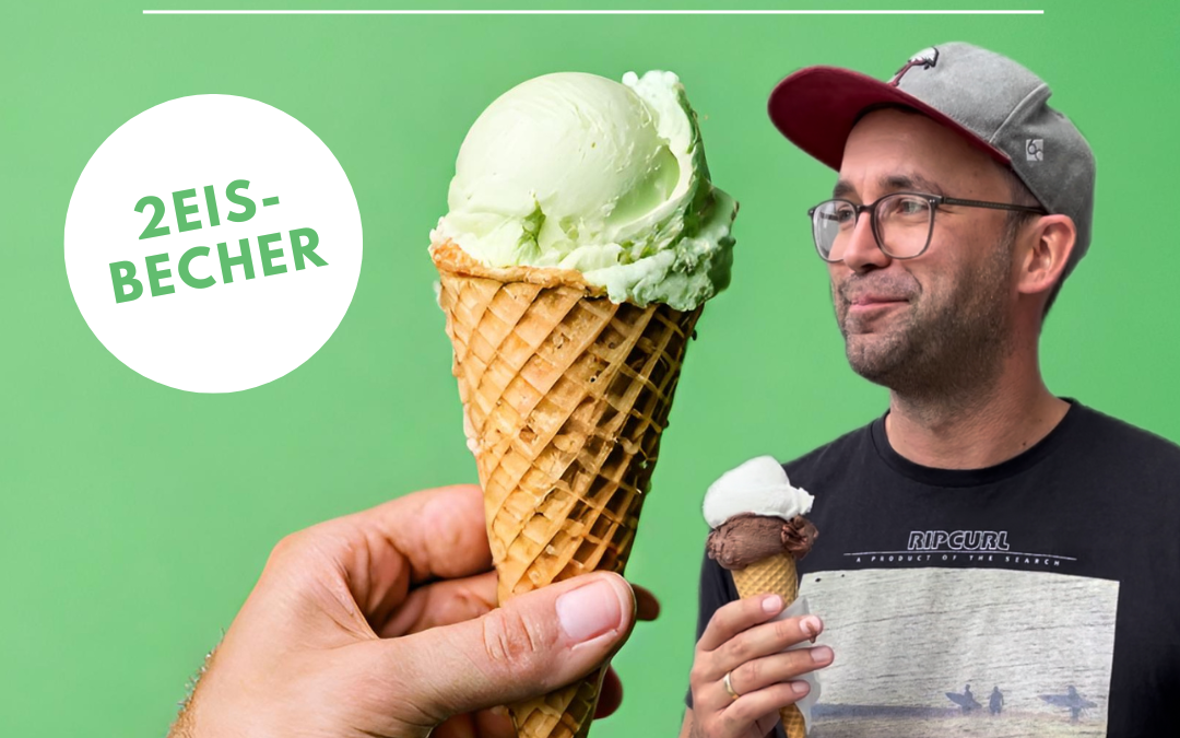 Wo sind die Eisfans? Ich verlose zwei Eisbecher für euch…