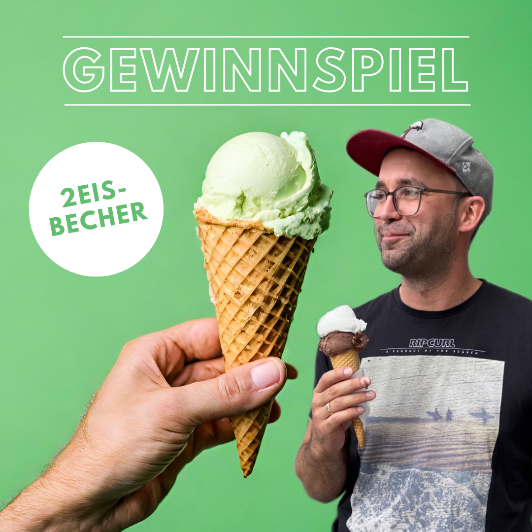 Wo sind die Eisfans? Ich verlose zwei Eisbecher für euch... - Max ...