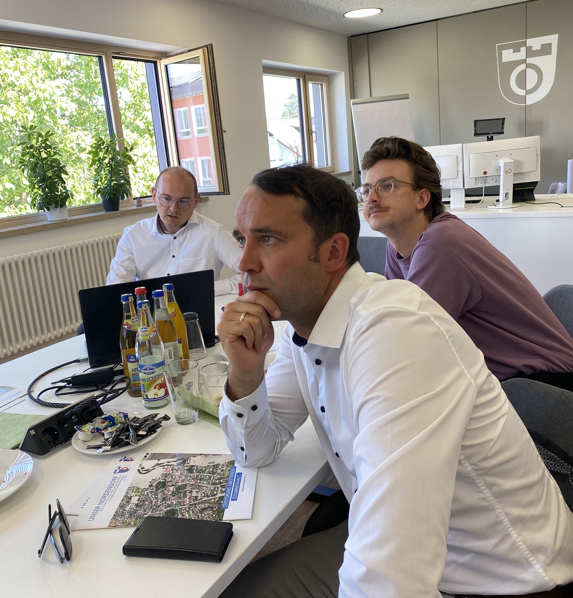 Hochwassertour: Dialog mit MdB Leon Eckert in Nordendorf am 03.09.2024