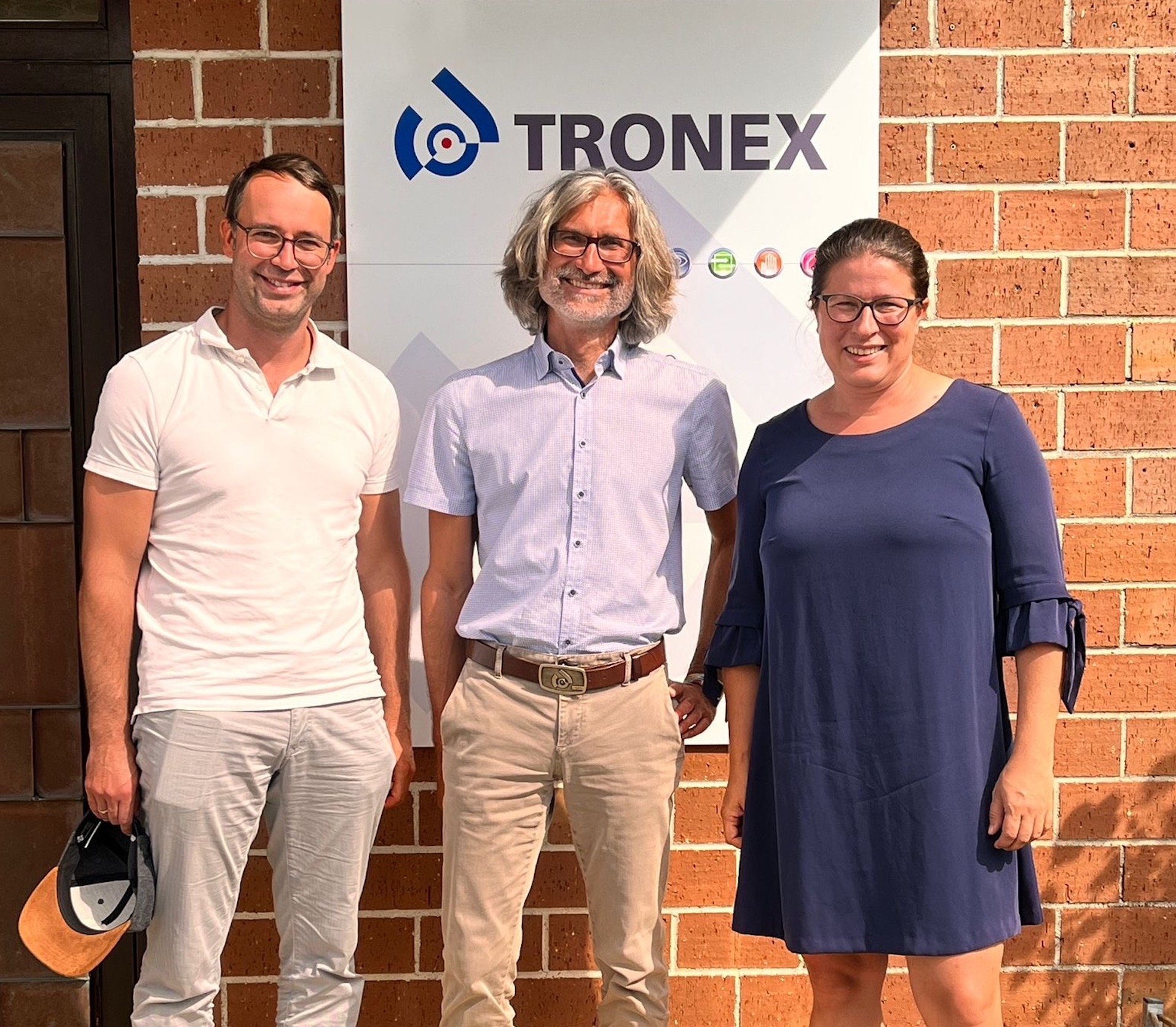 Hochwassertour: mit Fraktionskollegin Stephanie Schuhknecht zum Unternehmensbesuch bei Tronex am 04.09.2024